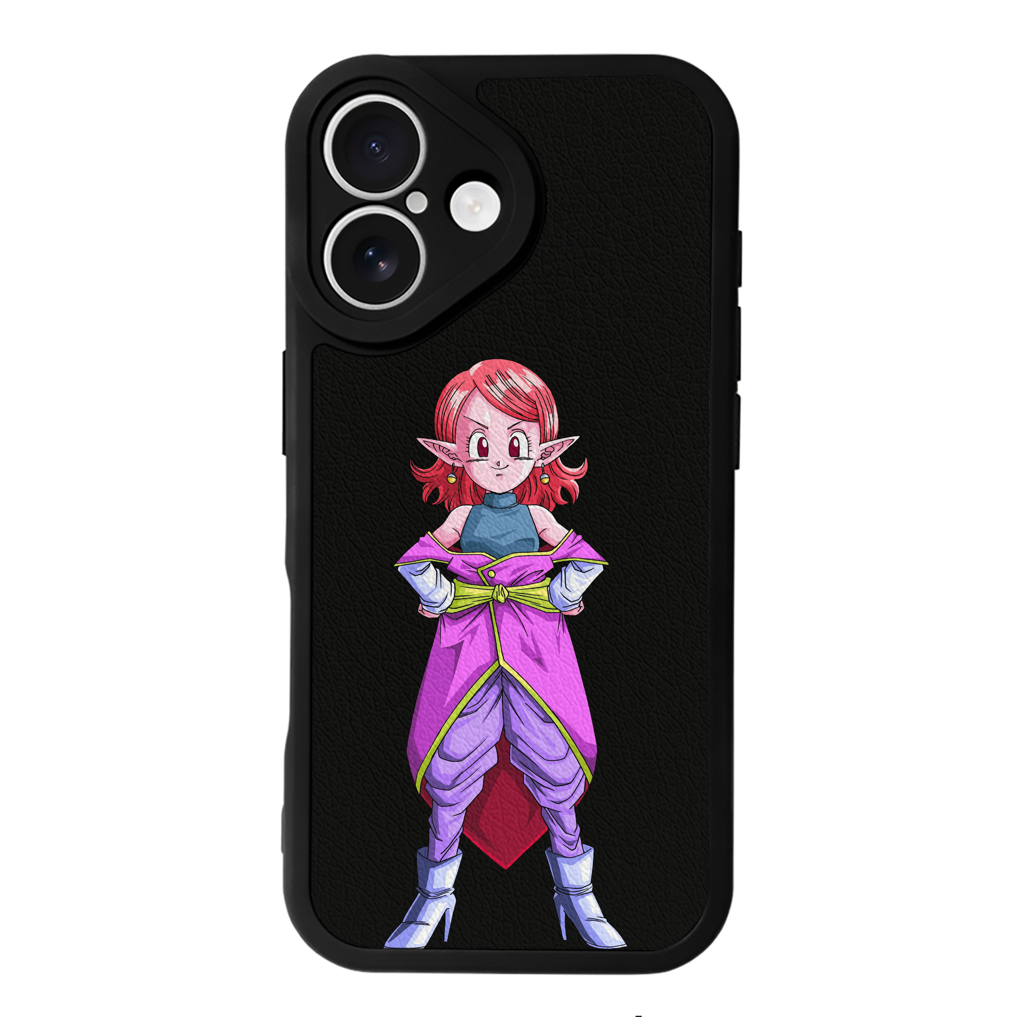 （画像用） ドラゴンボール DRAGON BALL 【iPhone 16シリーズ対応】シリコンスマホケース（レザー調） 材質：シリコン